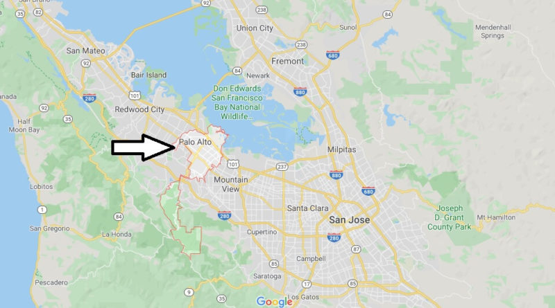Where is Palo Alto, California? What county is Palo Alto in? Palo Alto Map