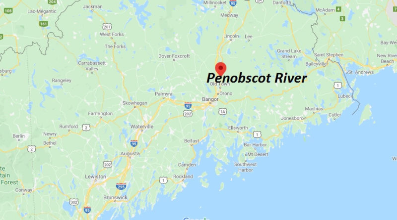 Where is Penobscot River? Where does the Penobscot River start?