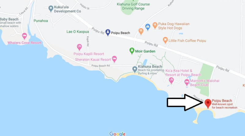 Where is Poipu Beach Park? What city is Poipu Beach in?
