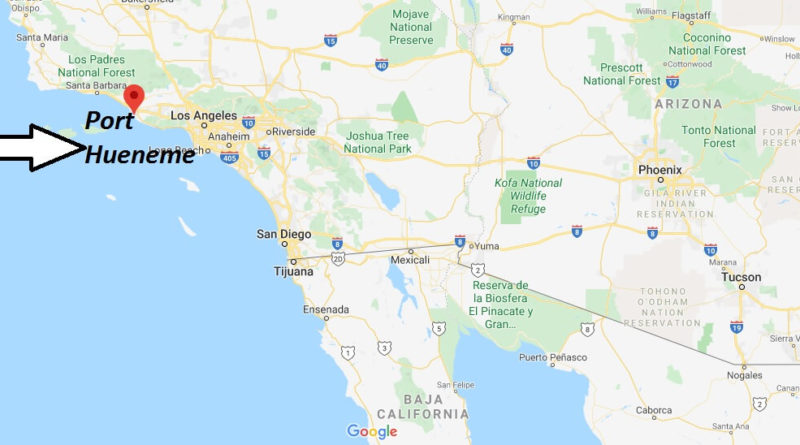 Where is Port Hueneme, California? What county is Port Hueneme in? Port Hueneme Map