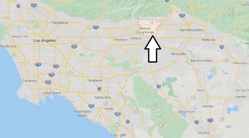 Where is Rancho Cucamonga, California? What county is Rancho Cucamonga in? Rancho Cucamonga Map