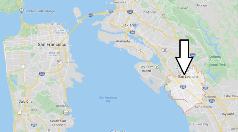 Where is San Leandro, California? What county is San Leandro in? San  Leandro Map | Where is Map