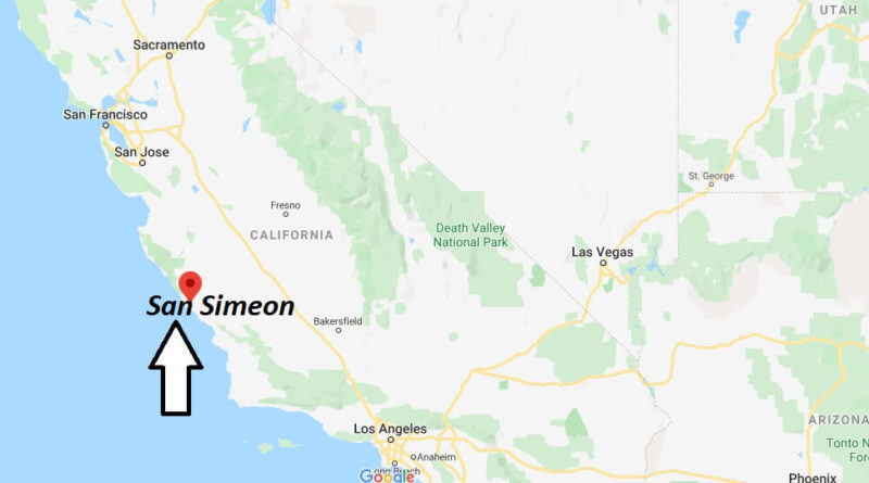 Where is San Simeon, California? What county is San Simeon in? San Simeon Map