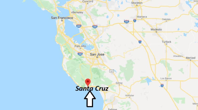 Where is Santa Cruz, California? What county is Santa Cruz in? Santa Cruz Map