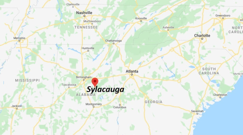 Where is Sylacauga Alabama? What county is Sylacauga in?