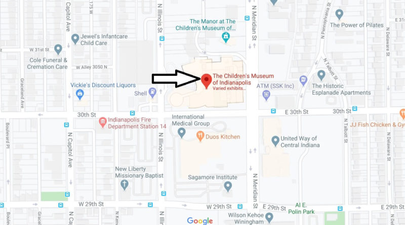 Where is The Children's Museum of Indianapolis? Is the Indianapolis Children's Museum free today?