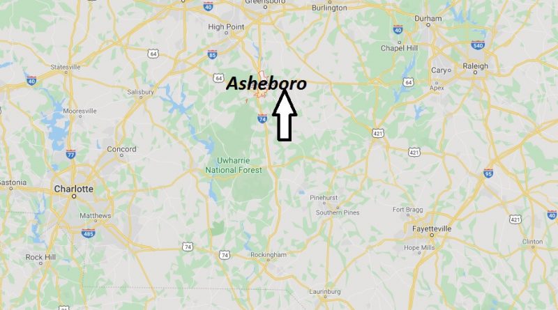 Where is Asheboro, North Carolina? What county is Asheboro North Carolina in