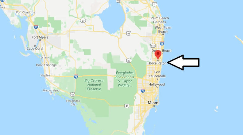 Map Of Florida Boca Raton Where is Boca Raton, Florida? What county is Boca Raton in? Boca 