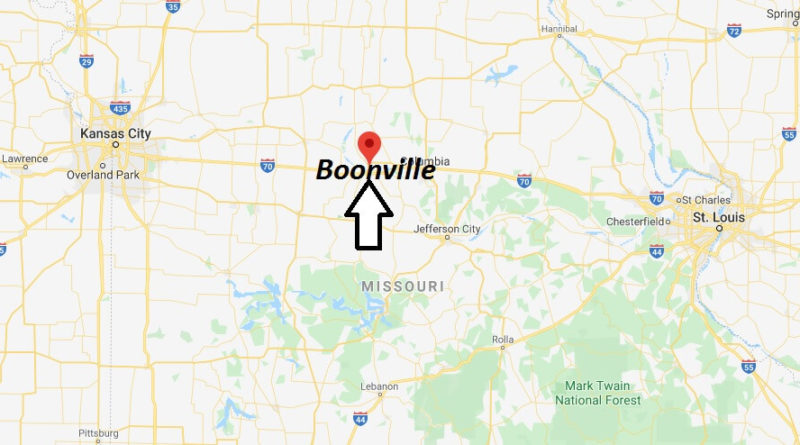 Where is Boonville, Missouri? What county is Boonville in? Boonville Map