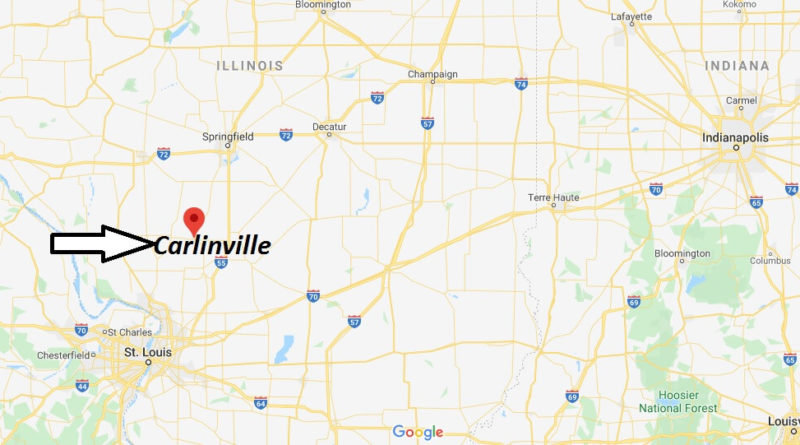 Where is Carlinville, Illinois? What county is Carlinville in? Carlinville Map