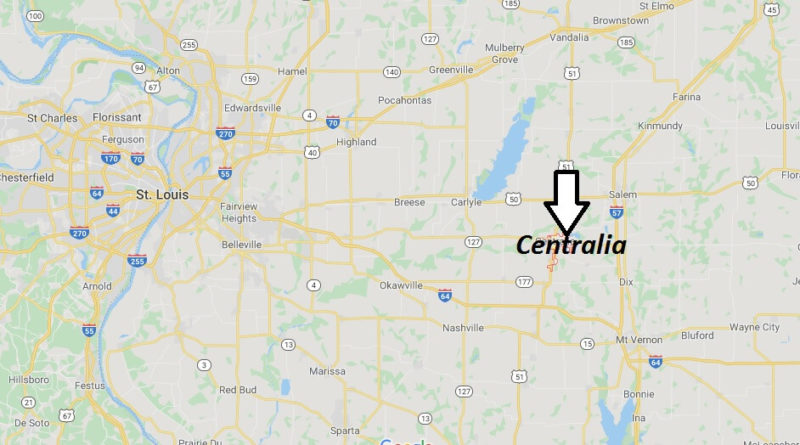 Where is Centralia, Illinois? What county is Centralia in? Centralia Map