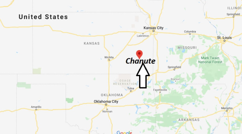 Where is Chanute, Kansas? What county is Chanute in? Chanute Map