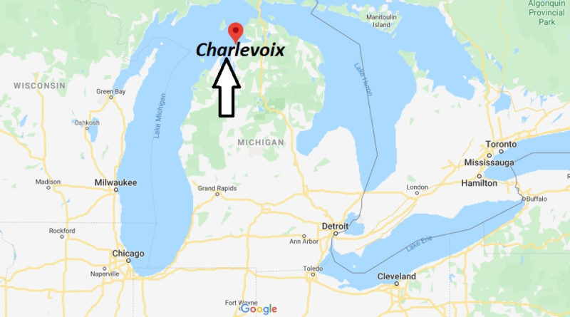 Where is Charlevoix, Michigan? What county is Charlevoix in? Charlevoix Map