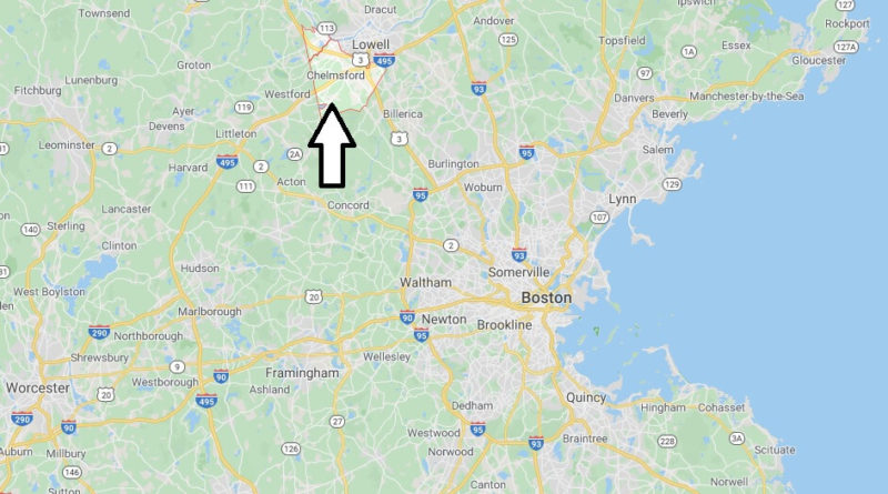 Where is Chelmsford, Massachusetts? What county is Chelmsford in? Chelmsford Map