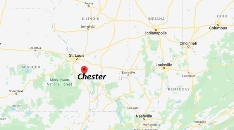 Where is Chester, Illinois? What county is Chester in? Chester Map