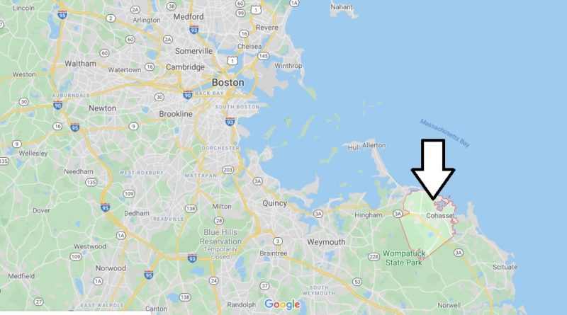 Where is Cohasset, Massachusetts? What county is Cohasset in? Cohasset Map