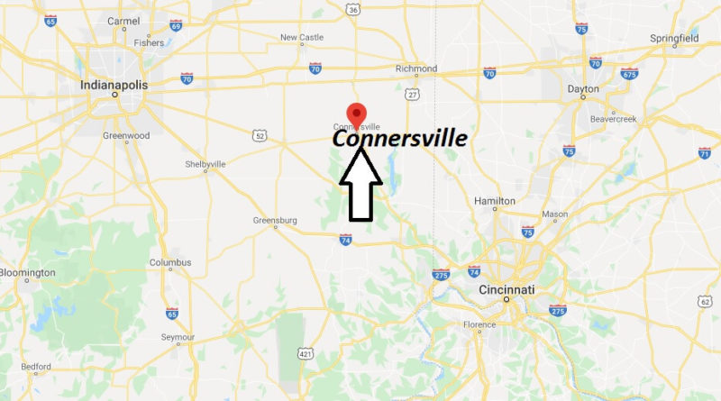 Where is Connersville, Indiana? What county is Connersville in? Connersville Map