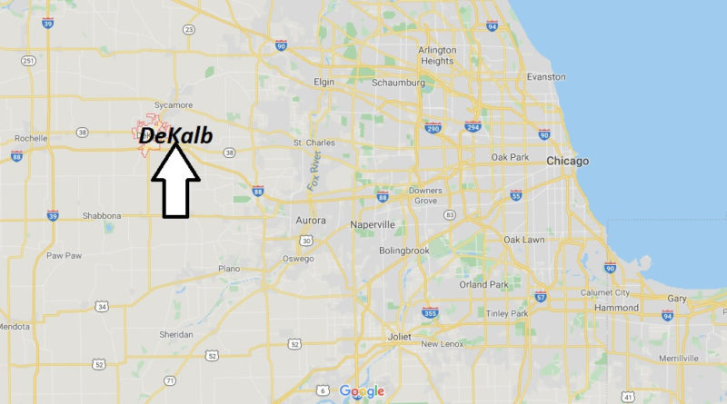 Where is DeKalb, Illinois? What county is DeKalb in? DeKalb Map
