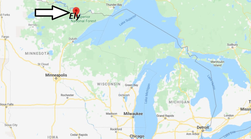 Where is Ely, Minnesota? What county is Ely in? Ely Map