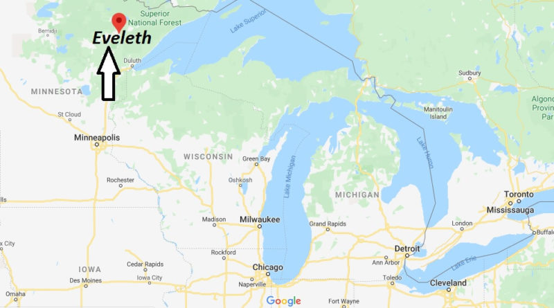 Where is Eveleth, Minnesota? What county is Eveleth in? Eveleth Map