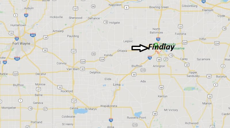 Where is Findlay, Ohio? What county is Findlay Ohio in