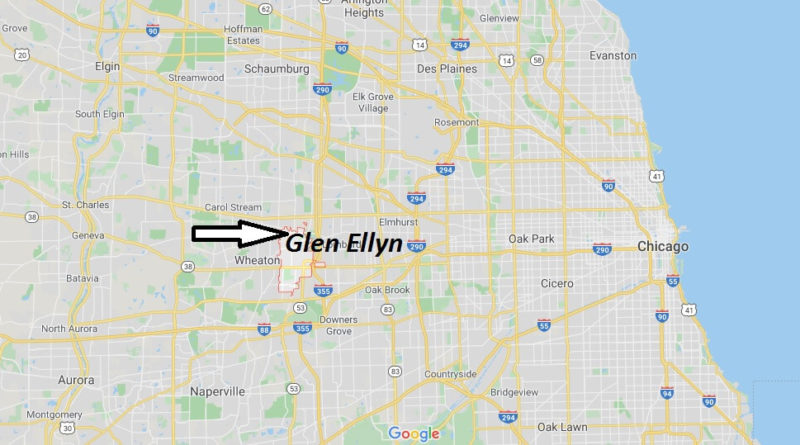 Where is Glen Ellyn, Illinois? What county is Glen Ellyn in? Glen Ellyn Map