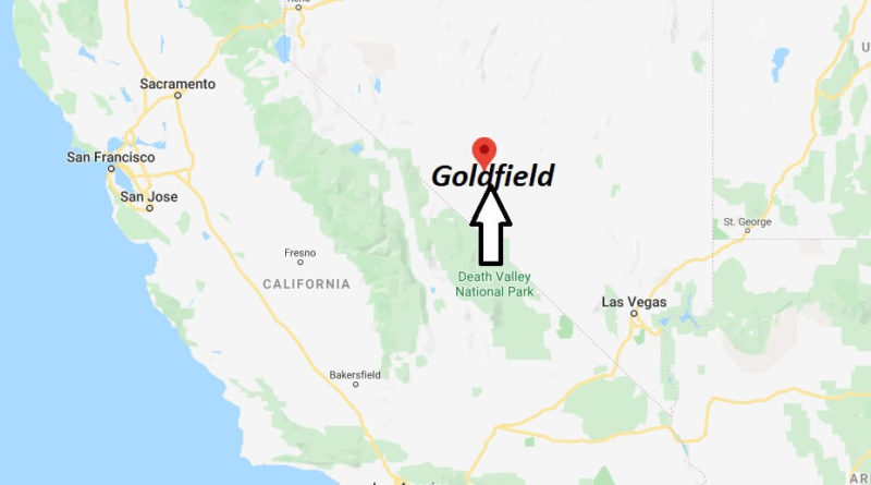 Where is Goldfield, Nevada? What county is Goldfield in? Goldfield Map