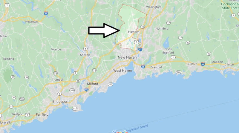Where is Hamden, Connecticut? What county is Hamden in? Hamden Map
