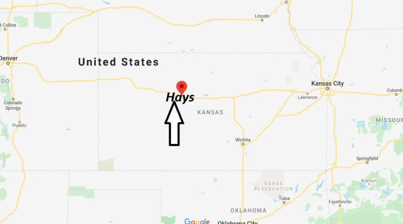 Where is Hays, Kansas? What county is Hays in? Hays Map