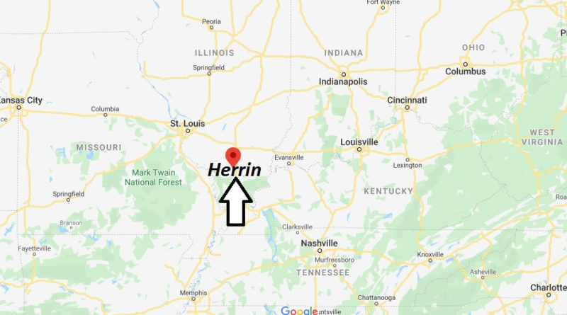 Where is Herrin, Illinois? What county is Herrin in? Herrin Map