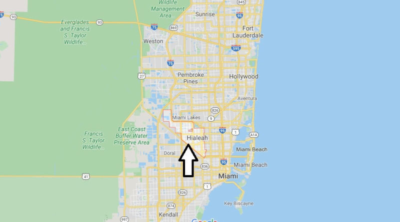 Where is Hialeah, Florida? What county is Hialeah in? Hialeah Map