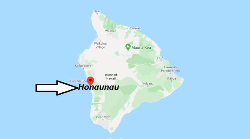 Where is Honaunau, Hawaii? What county is Honaunau in? Honaunau Map