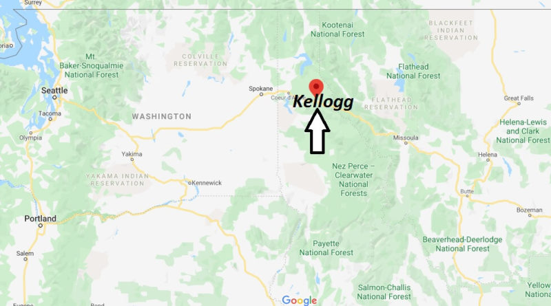 Where is Kellogg, Idaho? What county is Kellogg in? Kellogg Map