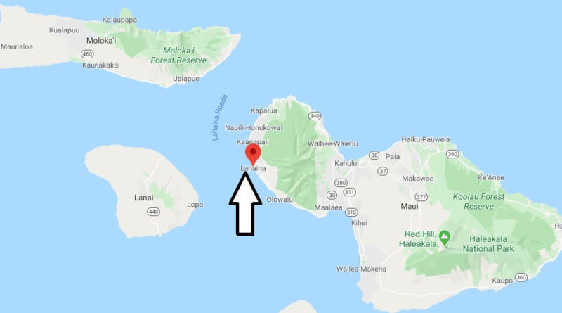 Where is Lahaina, Hawaii? What county is Lahaina in? Lahaina Map