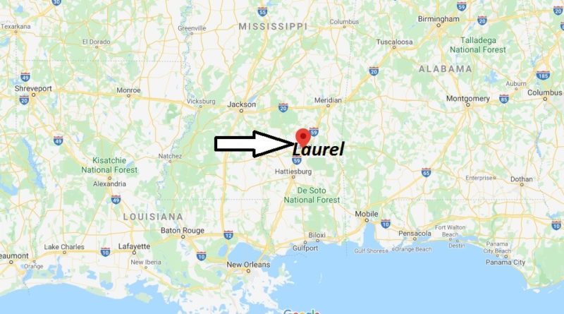 Where is Laurel, Mississippi? Where in Mississippi is Laurel located