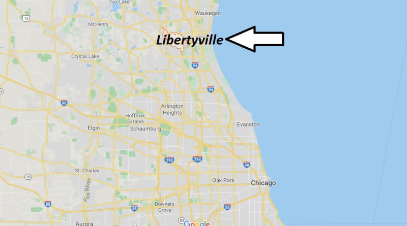 Where is Libertyville, Illinois? What county is Libertyville in? Libertyville Map