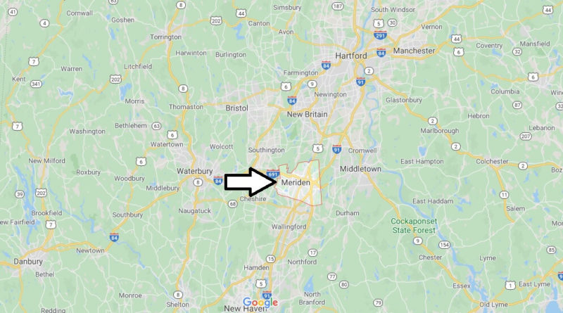 Where is Meriden, Connecticut? What county is Meriden in? Meriden Map