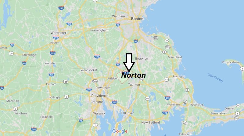 Where is Norton, Massachusetts? What county is Norton in? Norton Map