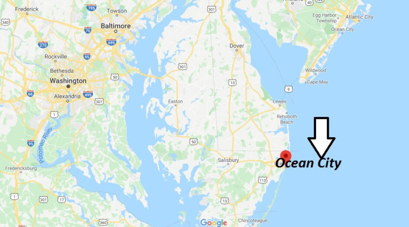 Where is Ocean City, Maryland? What county is Ocean City in? Ocean City Map