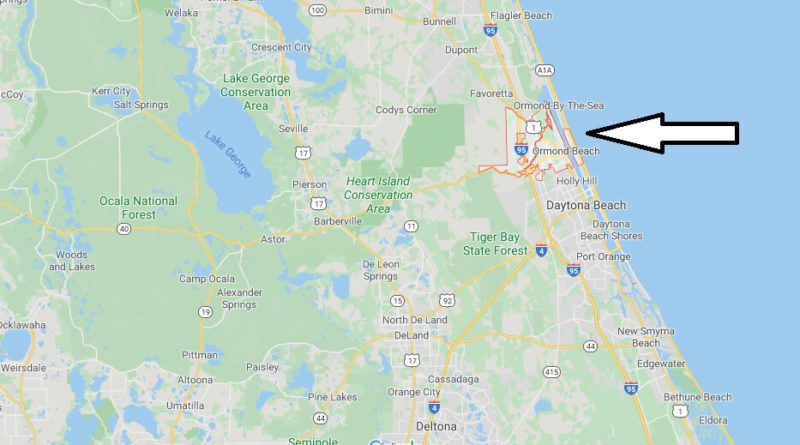 Where is Ormond Beach, Florida? What county is Ormond Beach in? Ormond Beach Map
