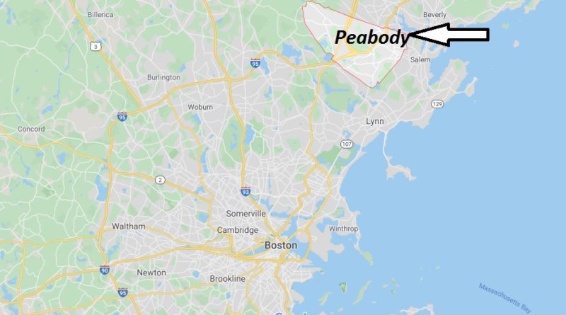 Where is Peabody, Massachusetts? What county is Peabody in? Peabody Map