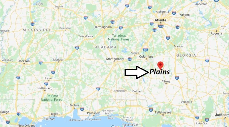Where is Plains, Georgia? What county is Plains in? Plains Map