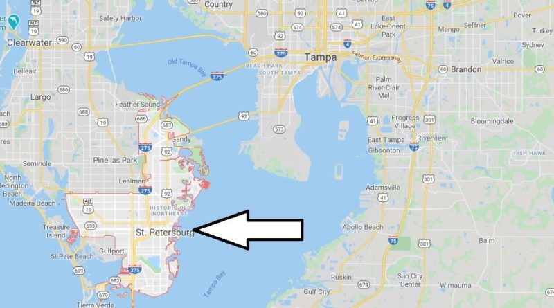 Where is Saint Petersburg, Florida? What county is Saint Petersburg in? Saint Petersburg Map