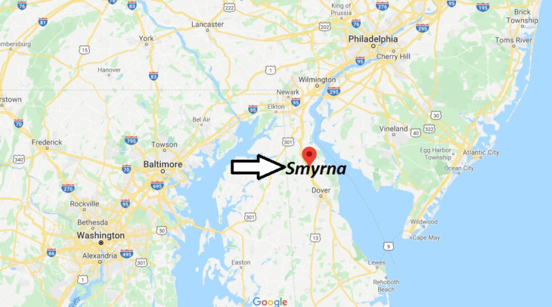 Where is Smyrna, Delaware? What county is Smyrna in? Smyrna Map