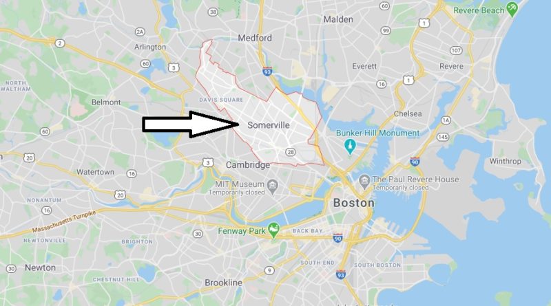 Where is Somerville, Massachusetts? What county is Somerville in? Somerville Map