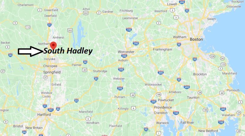 Where is South Hadley, Massachusetts? What county is South Hadley in? South Hadley Map