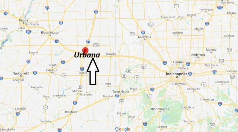 Where is Urbana, Illinois? What county is Urbana in? Urbana Map