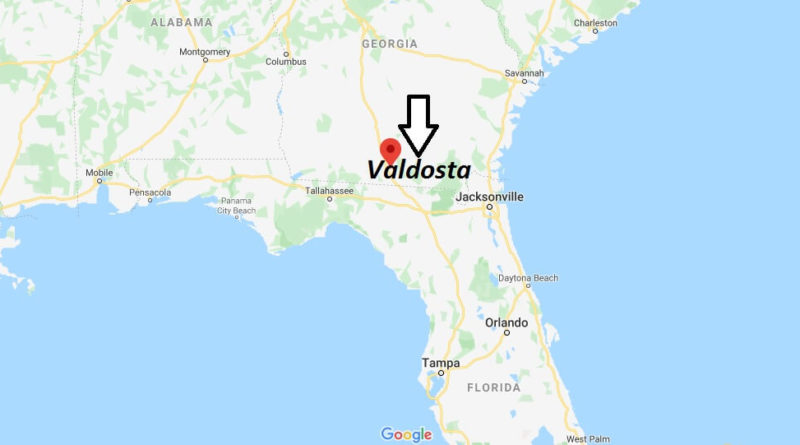 Where is Valdosta, Georgia? What county is Valdosta in? Valdosta Map