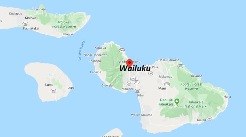 Where is Wailuku, Hawaii? What county is Wailuku in? Wailuku Map