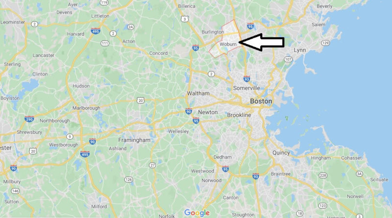 Where is Woburn, Massachusetts? What county is Woburn in? Woburn Map